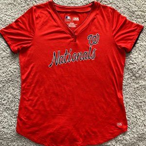 MLB Washington Nationals Women's One-Button Jersey. XL. MLB TX3 Cool Line.